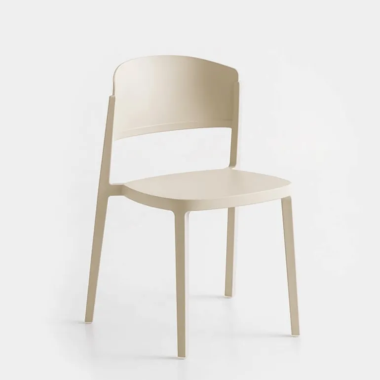 Abuela Chaise moderne empilable en technopolymère