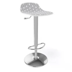 Alhambra 97A / 97AV Tabouret italien sans dossier réglable en hauteur avec assise à motifs