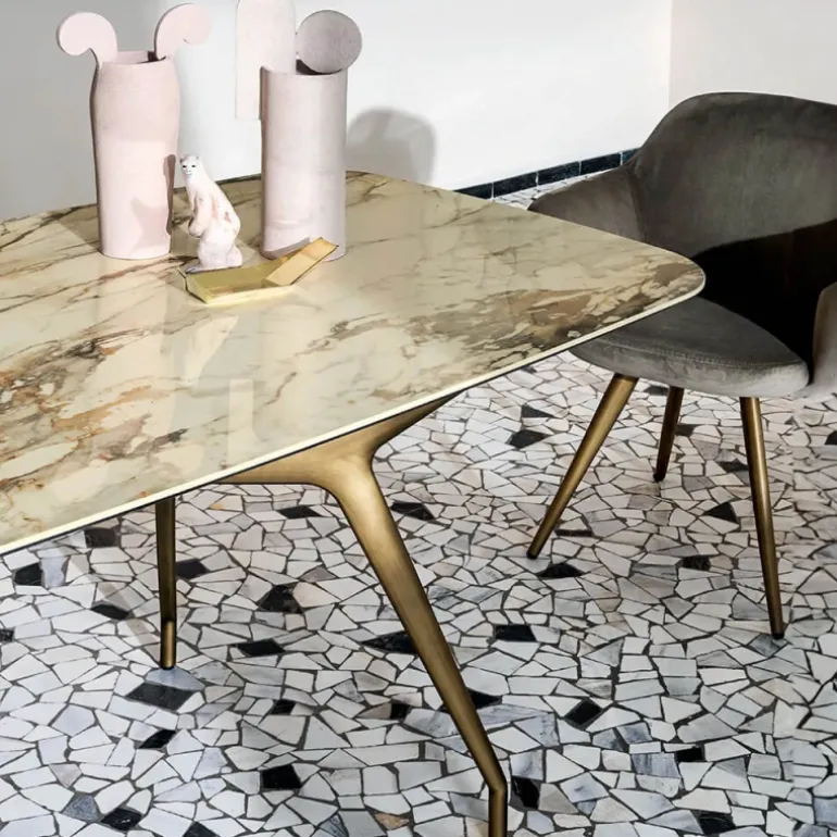 Arkos Sovet® Table design rectangulaire en céramique fabriquée en Italie