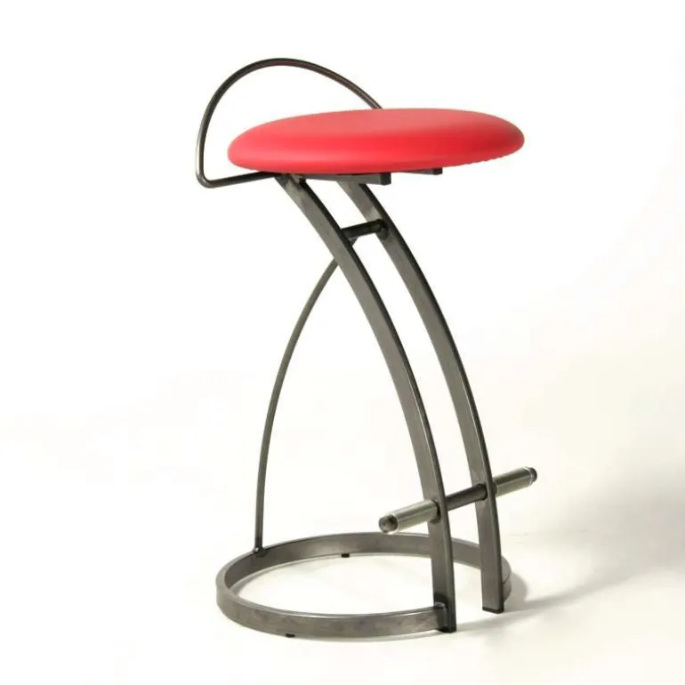 Café Carrier® Tabouret snack moderne sans dossier en synthétique et métal