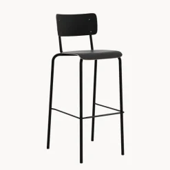College Tabouret de bar avec dossier style vintage
