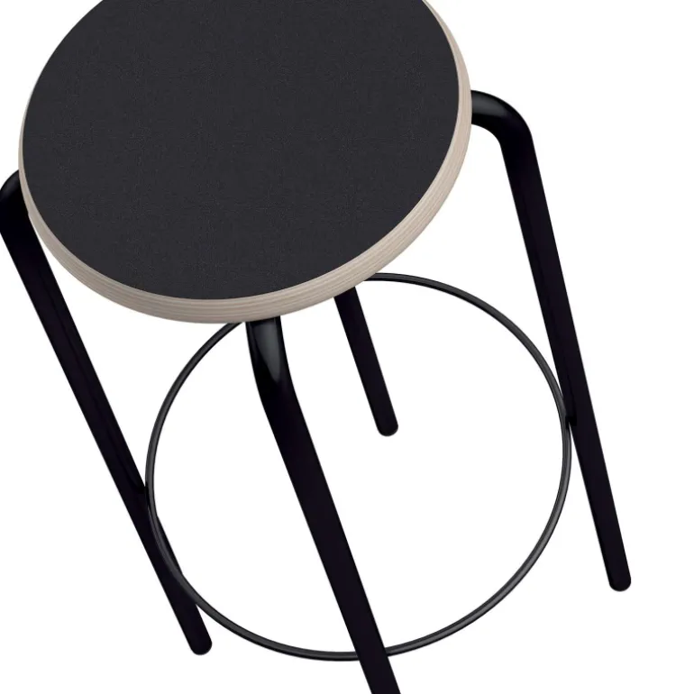 College Tabouret de bar sans dossier style vintage