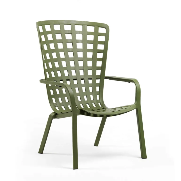 Folio Fauteuil design italien réglable et empilable en polypropylène