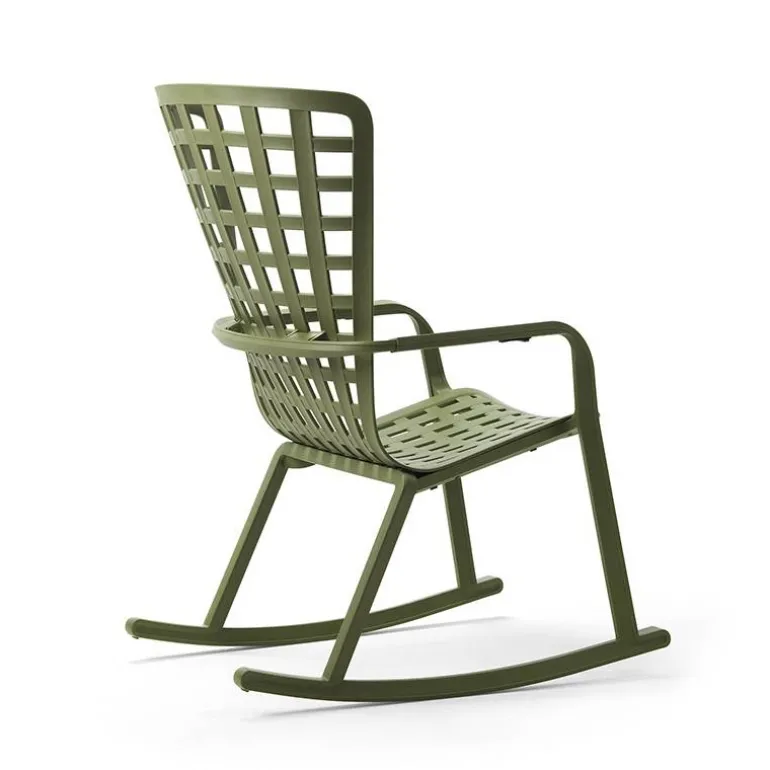 Folio Rocking chair design extérieur réglable en polypropylène
