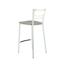 Go Clip Connubia® Tabouret snack contemporain en métal et multiplis bois