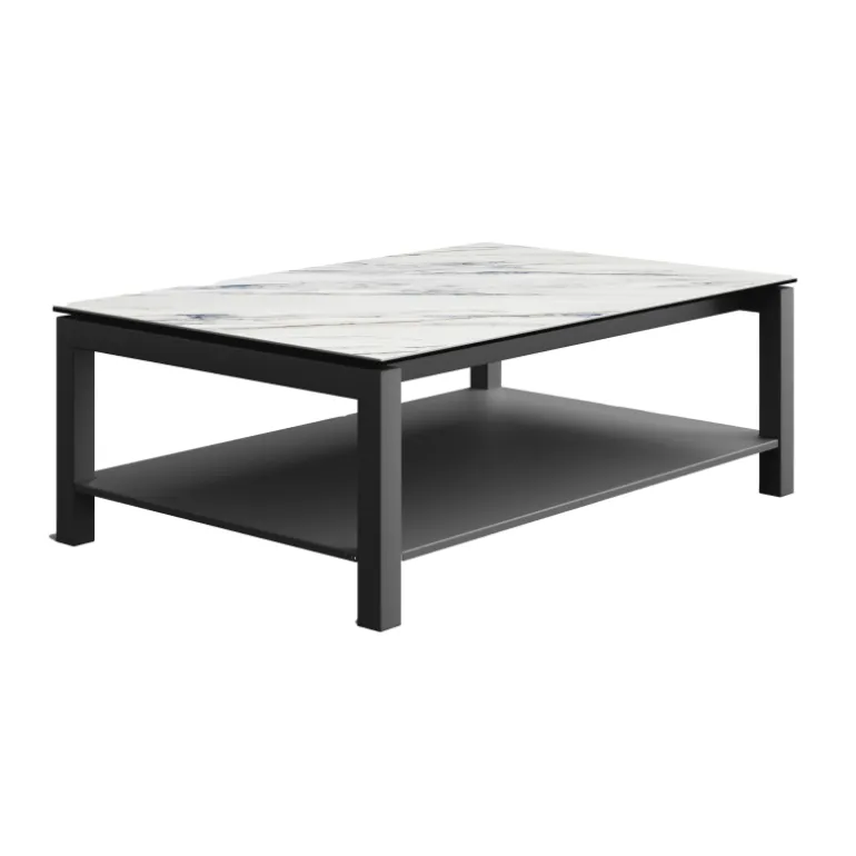 Lakera mini Table basse tendance en dekton et en acier