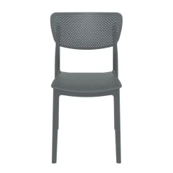 Lucy Chaise moderne en polypropylène micro perforé