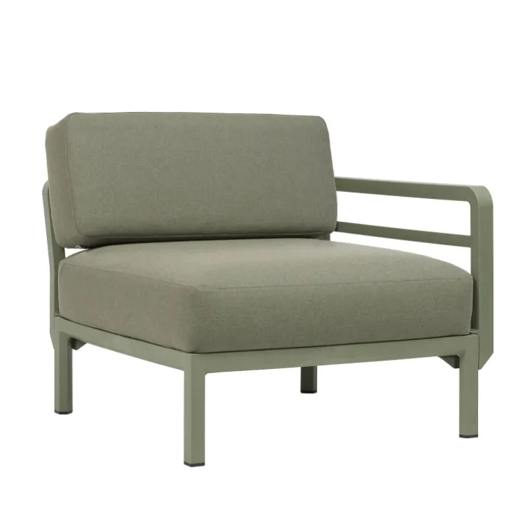 Maximo elemento Fauteuil de jardin équipé d'un accoudoir configurable