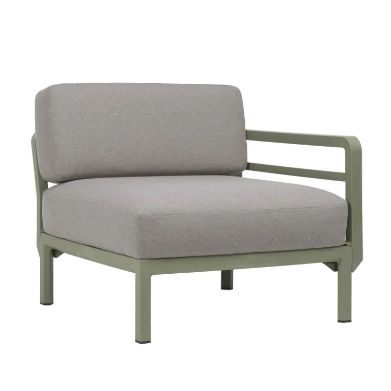 Maximo elemento Fauteuil de jardin équipé d'un accoudoir configurable