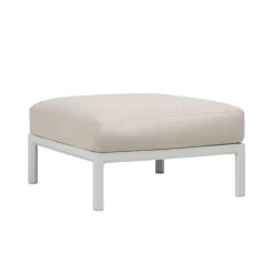 Maximo Pouf de jardin en polypropylène et tissu