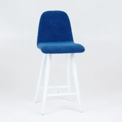 Pandora Tabouret snack en tissu et pieds en bois massif
