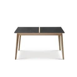 Paul Table extensible en bois et en céramique