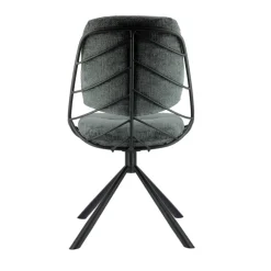 PaulineChaise design confortable pivotante en tissu