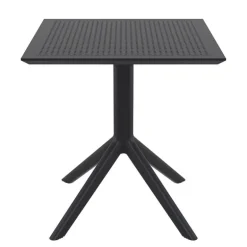 Sky Petite table carrée en résine