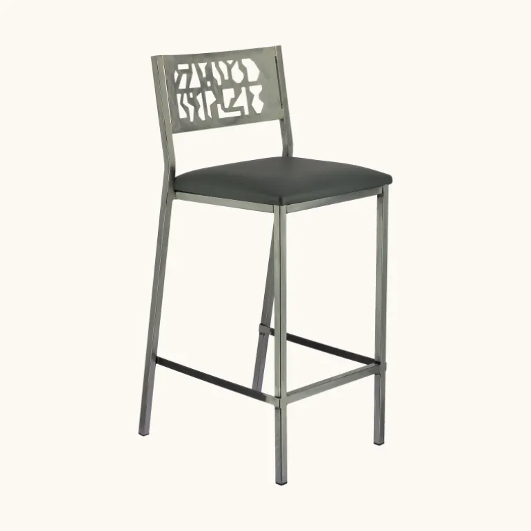 Slide Carrier® Tabouret moderne snack en synthétique et métal