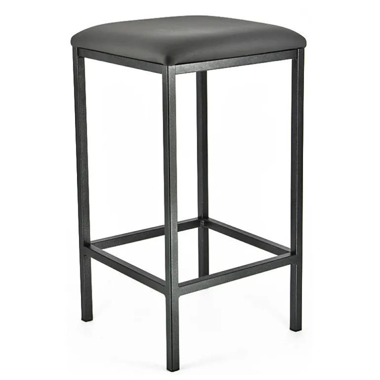 Slide Carrier® Tabouret snack en métal sans dossier assise synthétique