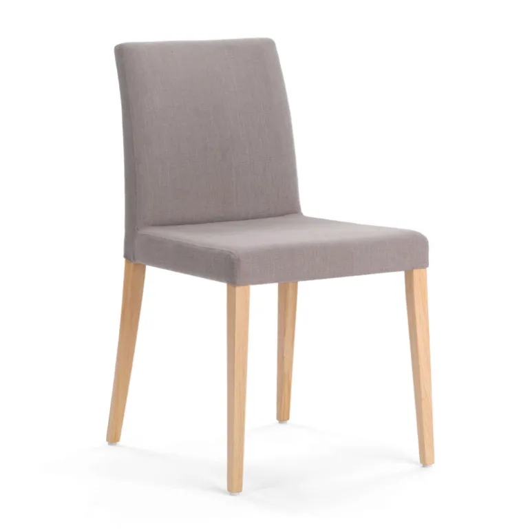 Slim Mobitec® Chaise confortable en bois et tissu