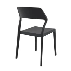 Snow Chaise d'extérieur empilable design en polypropylène