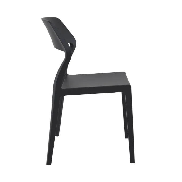 Snow Chaise empilable design en polypropylène