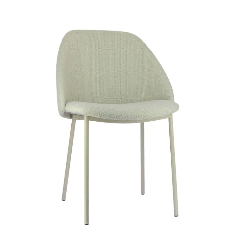 Soda Chaise cosy en tissu avec pieds en métal