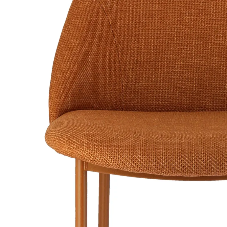 Soda Tabouret snack cosy en tissu avec pieds en métal