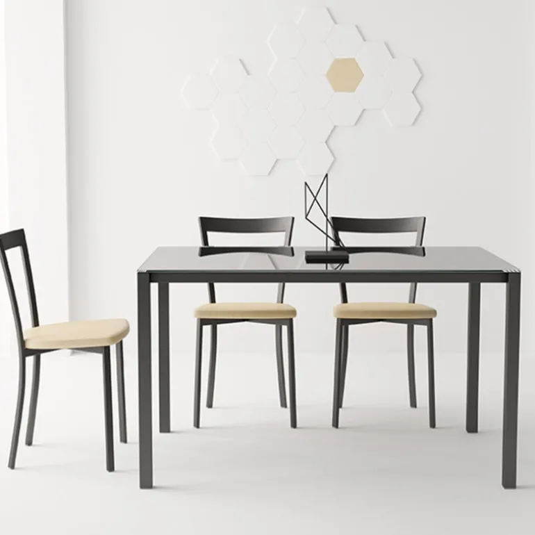 Spirit Chaise de cuisine moderne en synthétique et métal