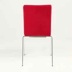 Star Midj® Chaise moderne empilable en tissu et métal