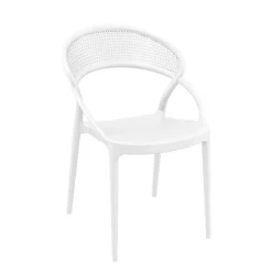 Sunset Chaise design de jardin empilable en polypropylène