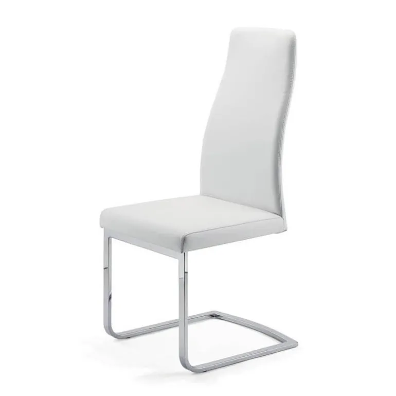 Sveva SLH Chaise de salle à manger italienne pieds luge