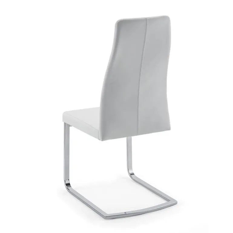 Sveva SLH Chaise de salle à manger italienne pieds luge