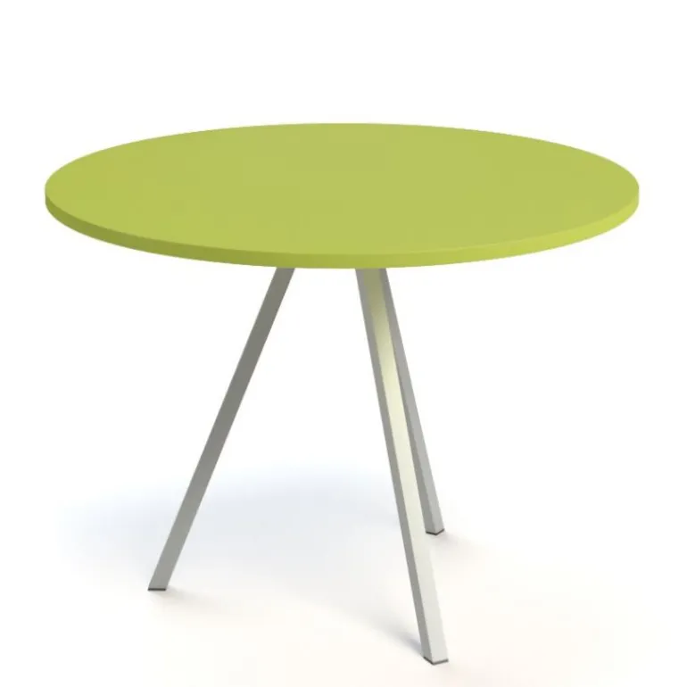 Triple Table ronde moderne en stratifié